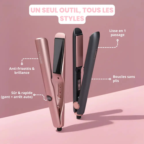 Landot - Fer à Lisser & Boucler 2-en-1